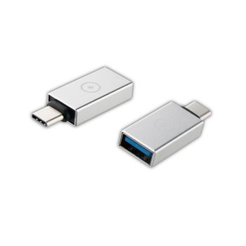 Muvit Adaptador Usb Otg 3,0 A Tipo C Plata