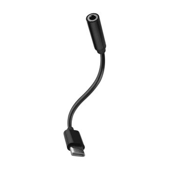 Muvit Adaptador 3.5mm A Tipo C Negro