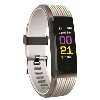 Muvit Io Smartband Health Pop Rayas Multicolor