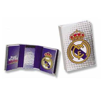 Organizador Tríptico Con Libretas Real Madrid