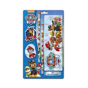 Set Papeleria Patrulla Canina Paw Patrol 5pz