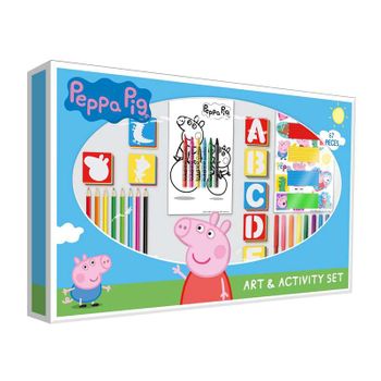 C Y P- Peppa Pig Mega Caja De Actividades Set 67 Piezas, Multicolor (cyp Gs-67-pg)