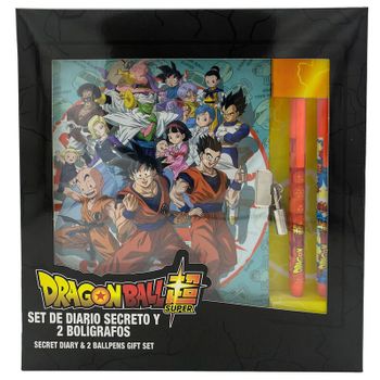 Set Diario + 2 Boligrafos Dragon Ball