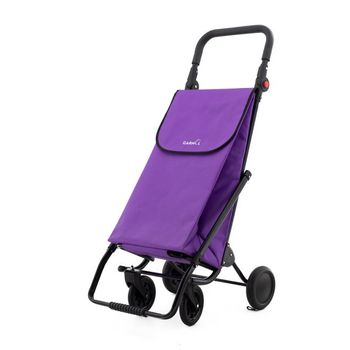 75 Loop Travel - Carro De La Compra - Ruedas Delanteras Giratorias - C755violeta