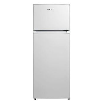 Frigorífico De 2 Puertas Nevir Nvr-5614dd Cíclico 204l F Blanco 143 Cm