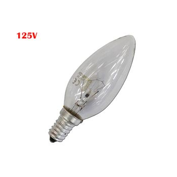 Bombilla Incandescente Vela Clara 60w E14 125v (solo Uso Industrial)