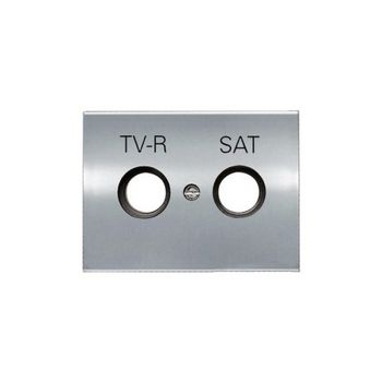 Tapa Para Toma R/tv-sat Titanio Niessen Olas 8450.1 Tt