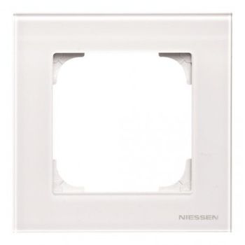 Marco 1 Elemento Cristal Blanco Niessen Sky 8571 Cb