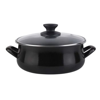 Cacerola Black Tapa Vidrio 20cm