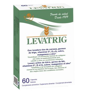 Levatrig Levadura De Cerveza Y Germen De Trigo Bioserum, 60 Cápsulas