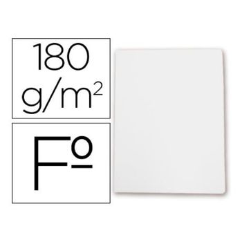 Subcarpeta Cartulina Gio Folio Blanca 180 G/m2 (pack De 50)