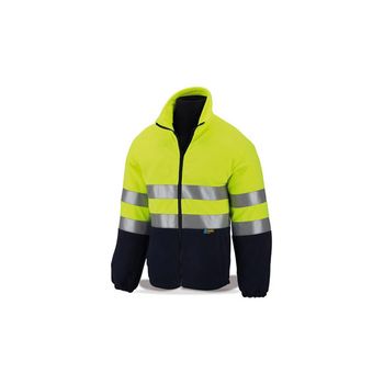 Chaqueta Polar Alta Visibilidad Marino / Amarillo Marca Marca