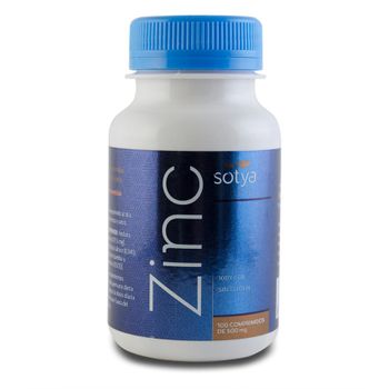 Zinc 100 Comprimidos De 500 Mg Sotya