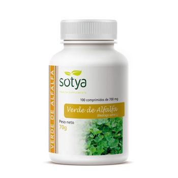 Verde De Alfalfa 100 Comprimidos 700 Mg Sotya
