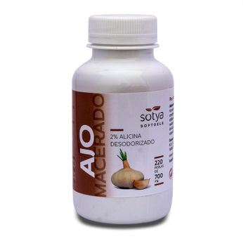 Ajo Macerado 220 Perlas 700 Mg Sotya