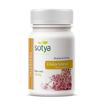 Valeriana 60 Perlas De 600 Mg Sotya