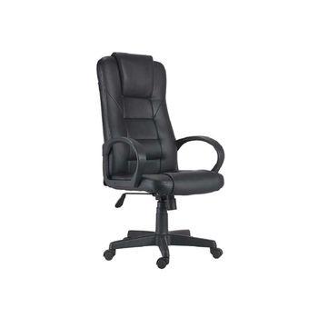 Sillón Despacho Negro Giratorio Lawyer 64 Cm(ancho) 118/126 Cm(altura) , Color - Negro