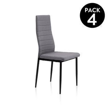 Pack 4 Sillas De Comedor Niza Tejido 44 X 98 X 43 Cm