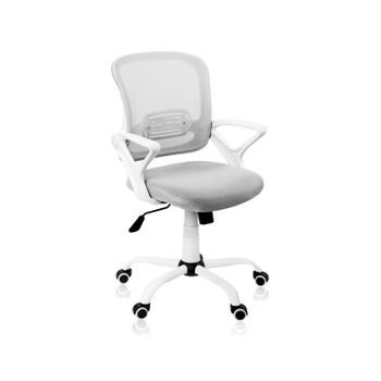 Silla Escritorio Juvenil Vera, Silla Con Asiento Regulable Con Respaldo En  Tejido 3d En Gris con Ofertas en Carrefour