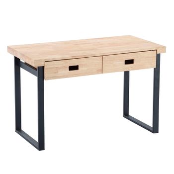 Mesa Escritorio Con Ruedas 80x50x132 Cm Negro con Ofertas en