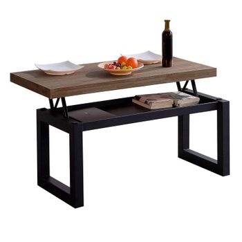 Mesa De Centro Elevable Loft 120 X 47,5 X 60 Cm