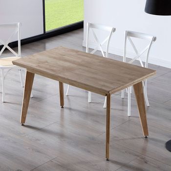 Adec Mesa De Comedor Génova Fija Roble Honey 76x150x90 Cm