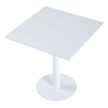 Adec Mesa Multiusos Gelato Forma Cuadrada Blanco 73x70x70 Cm