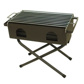 Barbacoa Plegable C/parrilla Cincada 42x21x35 Cms.