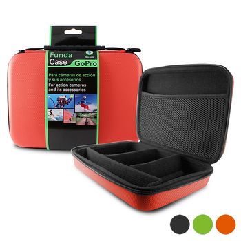 Funda Rígida Para Cámara Deportiva Ksix (24 X 17,5 X 5 Cm)