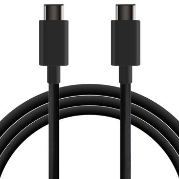 Cable Usb-c A Usb-c Ksix 1 M Negro