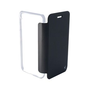 Funda Con Tapa Para Iphone Se 2022, Se 2020, 8 Y 7, Semirrígida, Negro