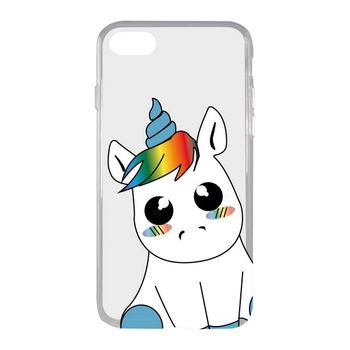 Funda Para Móvil Iphone 7/8 Ksix Flex Tpu Unicornio