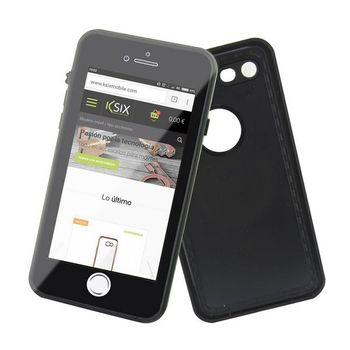 Funda Para Móvil Iphone 7/8 Ksix Negro (sumergible)