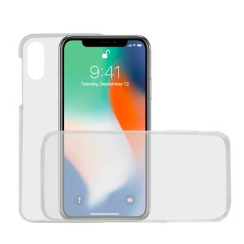 Funda Para Iphone Xs Max, Semirrígida, Protección Frontal Y Trasera, Transparente