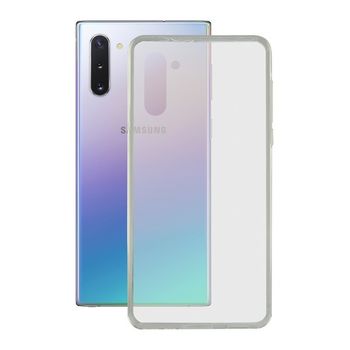 Funda Para Móvil Con Borde De Tpu Samsung Galaxy A81 Ksix Flex Transparente