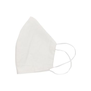 Mascarilla Triangular Lavable Contact Uso No Sanitario Blanca