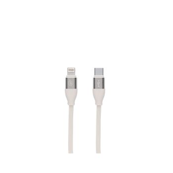 Cable De Carga Y Datos Usb-c A Lightning Contact 20 W, Carga Rápida, 1 M, Blanco