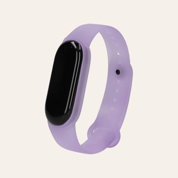 Correa Compatible Con Xiaomi Mi Band 8 Active Lila GENERICO