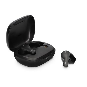 Auriculares Inalámbricos Ksix Truebuds3, Autonomía 3 + 7 H, Control Táctil, Llamadas, Asistentes De Voz, Negro