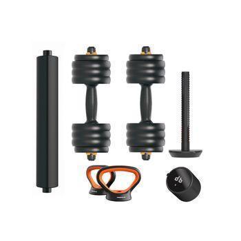 Kit De Pesas Conectadas V2 40kg Xiaomi Fed: Mancuernas (pesos + Barras) + Barra + Pesa Rusa + Sensor