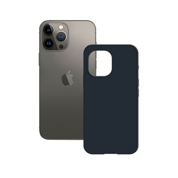 Funda Semirrígida Para Iphone 13 Pro, Antideslizante, Compatible Con Carga Inalámbrica, Azul Oscuro, Packaging Free