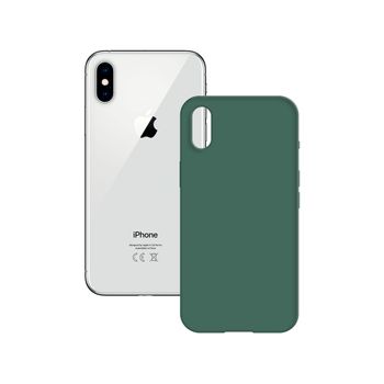Funda Semirrígida Para Iphone Xs Max, Antideslizante, Interior Microfibra, Compatible Con Carga Inalámbrica, Verde