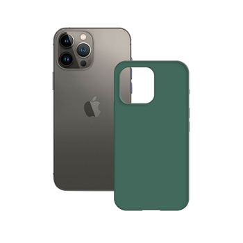 Funda Semirrígida Para Iphone 14 Pro, Antideslizante, Interior Microfibra, Compatible Con Carga Inalámbrica, Verde