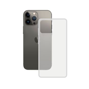 Funda Semirrígida Para Iphone 14 Pro, Laterales Reforzados, Rígida, Compatible Carga Inalámbrica, Transparente, Packaging Free