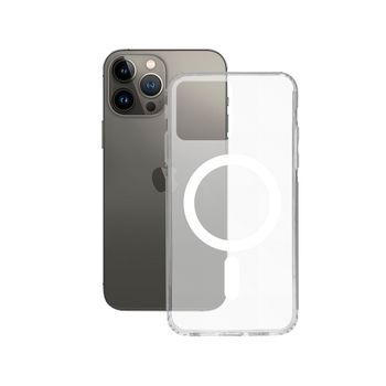 Funda Rígida Para Iphone 14 Pro, Aro Magnético, Compatible Con Magsafe Carga Inalámbrica, Resistente, Transparente