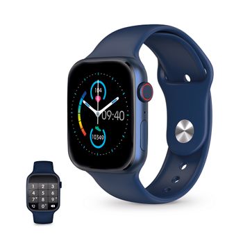 Smartwatch Ksix Urban 4, Pantalla Ips Curva 2,15", Aut. 5 Días, Modos Deporte Y Salud, Llamadas, Asistentes De Voz, Ip68, Azul