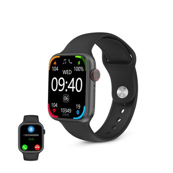 Smartwatch Ksix Urban 4 Mini, Para Muñecas Pequeñas, Pant. Tft 1,74", Aut. 3 Días, Modos Deporte Y Salud, Llamadas, Ip68, Negro