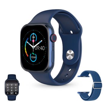 Smartwatch Ksix Urban 4 + Correa Trenzada Intercambiable Nylon Azul