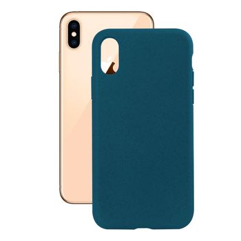 Funda Ecológica Para Iphone Xs Max, Semirrígida, Azul