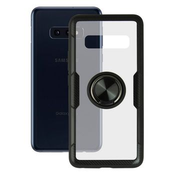 Carcasa Con Anilla Galaxy S10e 360 Ring Transparente